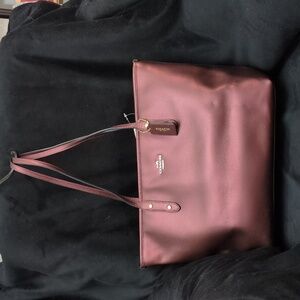 Coach City Zip Tote Bag in Dark Cherry